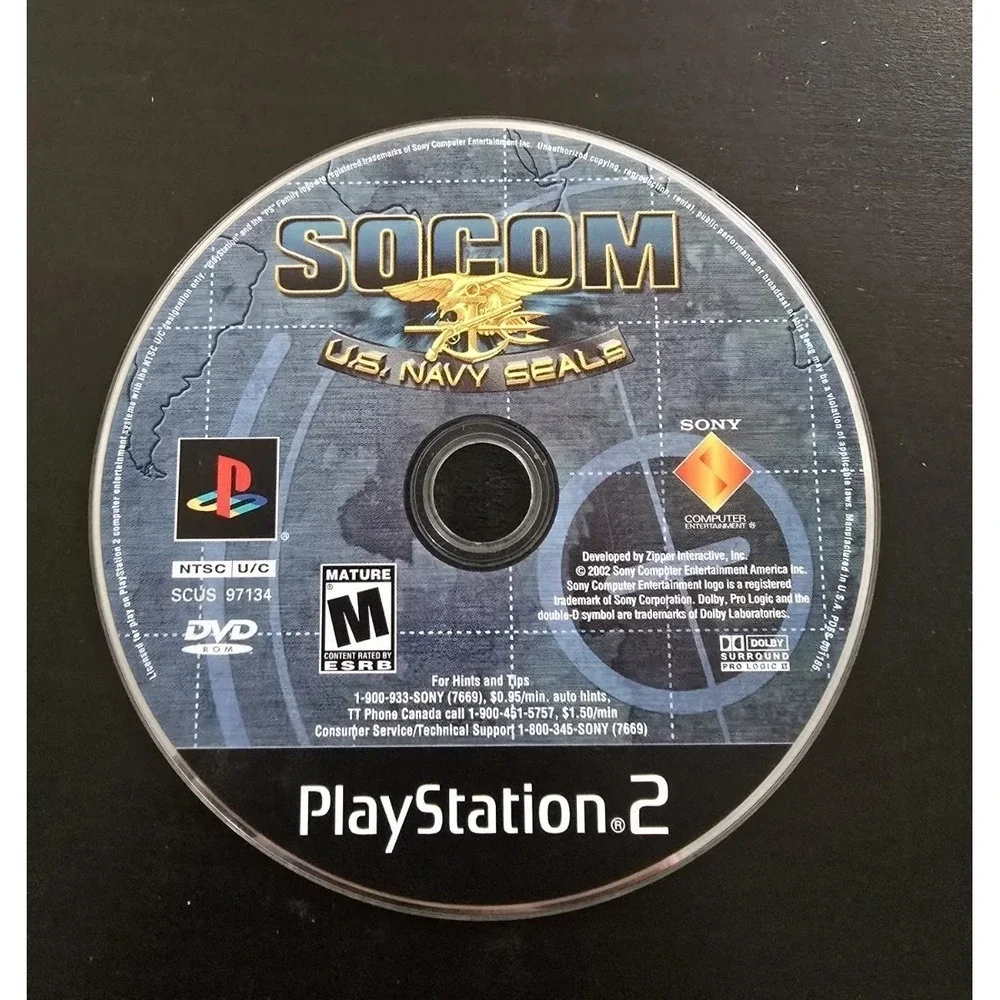 Socom: US Navy Seals (Sony PlayStation 2) PS2 Disc Only Video Game